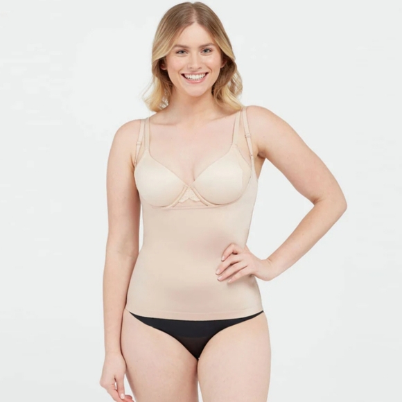 NEW! SPANX Suit Your Fancy Open-Bust Shaper Cami sz 2x NWT 12.16